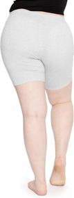 img 2 attached to 🚴 Plus Size Bike Shorts for Women by Stretch is Comfort Teamwear