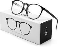 👓 cnlo blue light blocking glasses for men and women - lightweight frame computer eyeglasses, anti eyestrain (black upgrade) logo