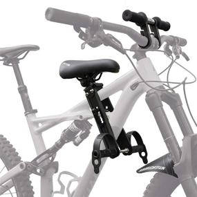 img 4 attached to 🚲 Комплект для детских автокресел и руля для MTB - полный комплект, передние велосипедные сиденья для детей от 2 до 5 лет (до 48 фунтов), совместимые со всеми взрослыми горными велосипедами