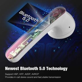 img 1 attached to Беспроводные наушники с Bluetooth и защитой от пота