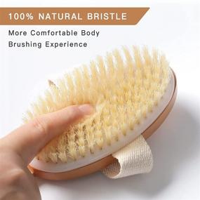 img 1 attached to Shower Brush Exfoliating Scrubber Detachable