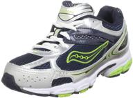 saucony grid ignition running little girls' shoes in athletic logo