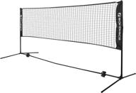 🏸 songmics badminton net set: versatile sports equipment for indoor/outdoor court - portable, easy setup, multi-use for badminton, tennis, volleyball, pickleball логотип