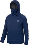 bassdash fishing resistant performance sweatshirt for boys - fashionable hoodies & sweatshirts logo