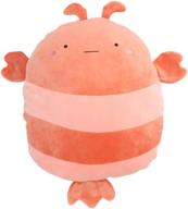 🦞 arelux soft lobster anime plush pillow - cute stuffed animal plush toy for kids - kawaii plushies room decor gift - birthday & valentine logo