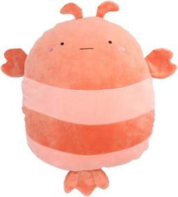 img 4 attached to 🦞 ARELUX Soft Lobster Anime Plush Pillow - Cute Stuffed Animal Plush Toy for Kids - Kawaii Plushies Room Decor Gift - Birthday & Valentine