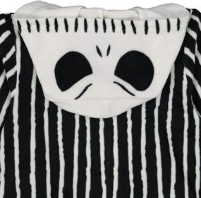 img 1 attached to 🎃 Nightmare Before Christmas Hooded Blanket Sleeper for Disney Boys