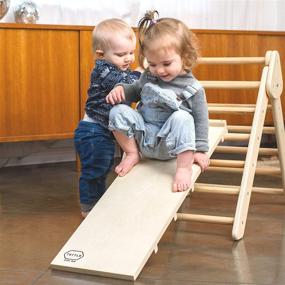 img 3 attached to 🧗 Tottlr Reversible Climbing Ramp Slide - Small Size: 31.5 x 10 x .78 Inches - Ramp Only (Ladder Rungs)