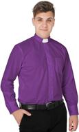 premium tab collar sleeves for clergy: ivyrobes necksize men's clothing logo