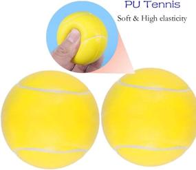 img 1 attached to 🎾 Fun and Easy: Kids Tennis Racket Set with Ball for Outdoor/Indoor Play - Perfect for Toddlers (Age 3+)!