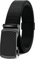 chaoren ratchet nylon casual adjustable men's accessories and belts logo