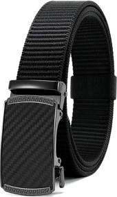 img 4 attached to CHAOREN Ratchet Nylon Casual Adjustable Men's Accessories and Belts