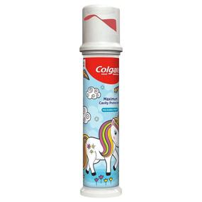 img 2 attached to Colgate Kids Unicorn Toothpaste Pump - 4.4 Ounces, 6 Count: Fun Dental Care for Children