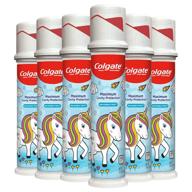 colgate kids unicorn toothpaste pump - 4.4 ounces, 6 count: fun dental care for children logo