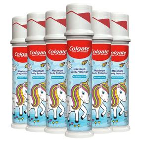 img 4 attached to Colgate Kids Unicorn Toothpaste Pump - 4.4 Ounces, 6 Count: Fun Dental Care for Children