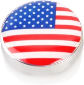 img 3 attached to 🌍 Stylish and Versatile BUTTONCUFF World Flag Button Covers - Elevate Your Attire with Imitation Cuff Links for Any Shirt, Jacket, or Collar