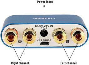 img 1 attached to Facmogu S800 Mini Stereo Amplifier: 50Wx2 Bass Bluetooth Receiver for Home and Car Audio - Blue