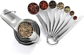 img 4 attached to 🥄 Spring Chef 15-Piece Stainless Steel Measuring Cups and Spoons Set with Convenient Leveler - Ideal for Precise Cooking and Baking