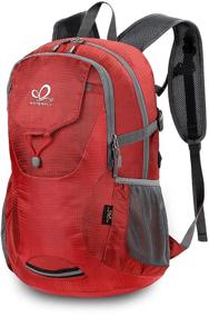 img 4 attached to WATERFLY Travel Hiking Backpack 40L Outdoor Recreation