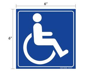 img 3 attached to Handicap Wheelchair Accessible LAMINATED Durability