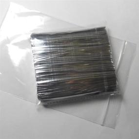 img 2 attached to 🎁 Weststone Silver Metallic Twist Ties - 1000pcs for Cello Bags & Treat Bags in Birthday/Wedding Parties