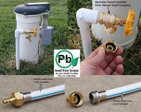 img 1 attached to 🥶 Efficient Winterization for Sprinkler Systems & Outdoor Faucets: Air Compressor Quick-Connect Plug with Solid Lead-Free Brass Blow Out Adapter Fitting