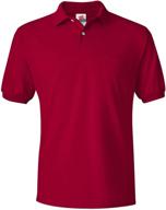 hanes cotton blend ecosmart® jersey pocket men's clothing in shirts logo