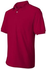 img 2 attached to Hanes Cotton Blend EcoSmart® Jersey Pocket Men's Clothing in Shirts