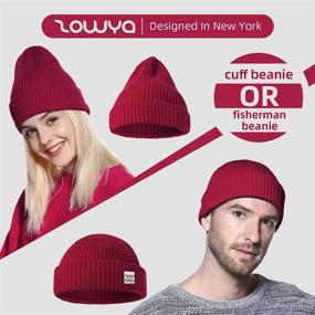 img 3 attached to Classic Unisex Fisherman Beanie or Versatile Cuff Knit Beanie for Men and Women - Zowya