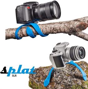 img 2 attached to 📸 Pictar Splat Flexible Mini Tripod: DSLR Camera Selfie Support - 2.6lbs, Blue
