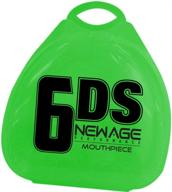 new age performance 6ds sports and fitness lower jaw 💪 weight-lifting mouthpiece - no-contact design - lime green - includes case логотип