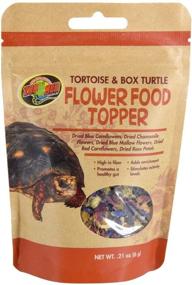 img 1 attached to Zoo Med Tortoise and Box Turtle 🌸 Flower Food Topper 0.21 oz - Pack of 4