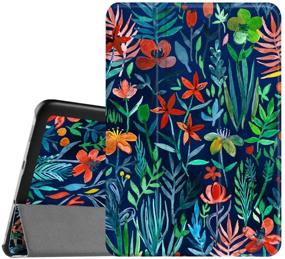 img 4 attached to 📱 Fintie Slim Shell Case for Samsung Galaxy Tab S2 8.0 - Jungle Night: Ultra-Lightweight Protective Stand Cover with Auto Sleep/Wake Feature - 8.0 Inch Tablet