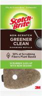 🧽 scotch-brite greener clean non-scratch dishwand refill pack - 3 refills, fits all dishwands logo