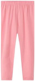 img 2 attached to 3-Pack Cotton Leggings: Essential Stretch Girls' Casual Clothing