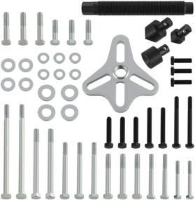 img 3 attached to WYNNsky Steering Wheel Puller Kit with 46 Pieces | Ideal for Harmonic Balancers, Crankshaft Pulleys, Gears | Suitable for Cars, Pickups, SUVs | Works on Most Vehicles