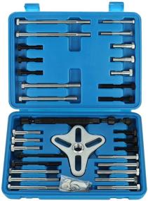 img 4 attached to WYNNsky Steering Wheel Puller Kit with 46 Pieces | Ideal for Harmonic Balancers, Crankshaft Pulleys, Gears | Suitable for Cars, Pickups, SUVs | Works on Most Vehicles
