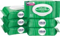 🧻 влажные салфетки cottonelle gentleplus с алоэ и витамином е – 6 пачек на смену (всего 252 влажных салфеток с возможностью смыва) логотип