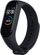 xiaomi mi band 4 fitness tracker: amoled color screen, bt5.0, smart wristband - black логотип