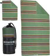 minaret microfiber swimming backpacking absorbent outdoor recreation logo