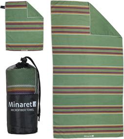 img 4 attached to Minaret Microfiber Swimming Backpacking Absorbent Outdoor Recreation