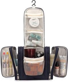 img 1 attached to Streamline Your Travels with TUOWAN Hanging Travel Toiletry Organizers