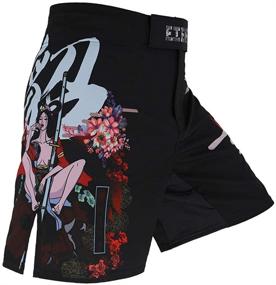 img 4 attached to Breathable Printed Fitness Running Shorts FTE DK6 XXXL