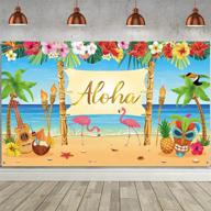 hawaiian decoration backdrop background photography logo