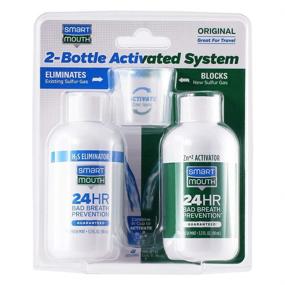 img 1 attached to 🔒 SmartMouth Original Mouthwash: 3.3oz 2-Bottle Activated System | 24-Hour Bad Breath Protection