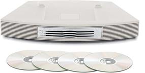 img 2 attached to 🎶 Bose Wave Multi-CD Changer, платиново-белый: усилите свой аудио-опыт с универсальным воспроизведением CD