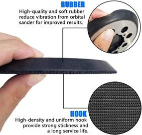 img 1 attached to 🪚 5" Hook-&-Loop Sander Pad for DeWalt Random Orbit Sander - Metal Backing - Compatible with DWE6421/6421K, DWE6423/6423K, DCW210B Models