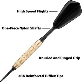 img 2 attached to 🎯 16 Grams Fat Cat Highlander Soft Tip Darts