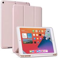 📱 premium rosegold standing cover for ipad 10.2 inch (9th gen), (7th gen), (8th gen) - auto wake/sleep feature included! logo