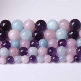 img 4 attached to 💎 Stunning Natural Amethysts and Aquamarines Bracelet: Exquisite Accessories for a Sophisticated Look